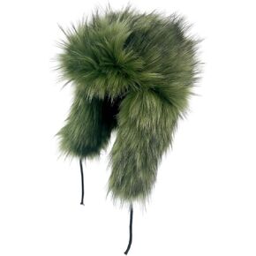 Y2K Faux Fur Russian Hat, Soft, Warm Winter Trapper Hat with Earmuffs for Men and Women in Saudi Arabia