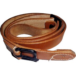 warreplica Austrian Austria Hungarian Steyr-Mannlicher m95 m-95 m1895 / Czech VZ24 VZ23 VZ-24 VZ-23 98 Mauser Leather Sling/Carbine Sling - Reproduction