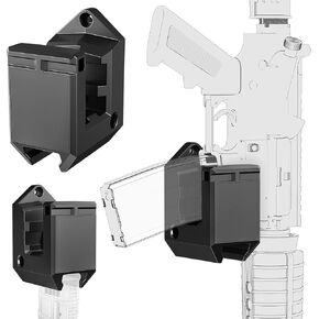 Upgrade AR15 Wall Mount for 223/5.56 Rifle and Magzine, AR15 Rifle Wall Rack Mounted Horizontal or Vertical, Quick Defense Mount Wall Rack Ar Wall Mount with Gun Holder Withstand 450Lbs