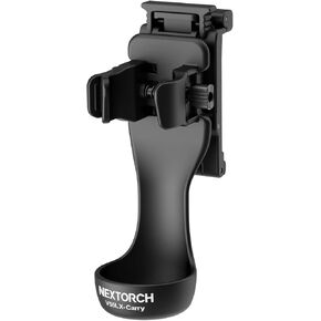 NEXTORCH Tactical Flashlight Holster Handheld Flashlight Holder Pounch with 360 Degree Rotation V55L(27-39mm Head Diameter,24-28mm Barrel Diameter Flashlight) (Larger)