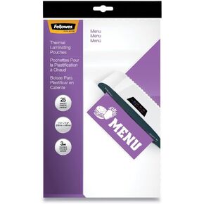 Fellowes Laminating Pouches, 3mil, 11 1/2 x 17 1/2, 25/Pack