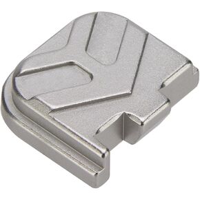 NDZ Performance Slide Cover Back Plate for Glock 43X 43 48 9mm, Textured Anodized Aluminum with Aspis Cut Design, Made in The USA, Accessories - Choose Color