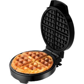 Lumme Waffle Maker Electric Waffle Maker Machine Waffle Iron for Individual Waffles, Paninis, Hash browns, other on the go Breakfast, Lunch, or Snack (Black)