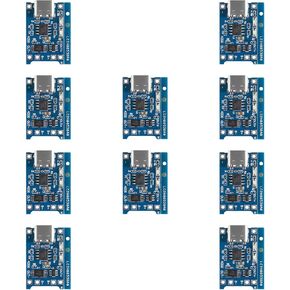 10pcs TP4056 Type-c USB 5V 1A 18650 Lithium Battery Charger Module Charging Board with Dual Protection Functions.