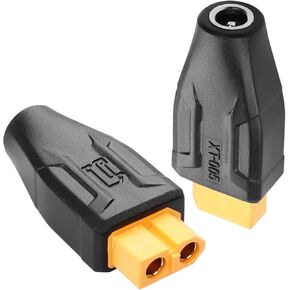 SinLoon 2 Pack XT60 to DC5521 Adapter XT60 to DC 5.5mm X 2.1mm Wireless for TS100 Soldering Iron, FPV Monitor Power,Drone (XT60 Female to DC Female)