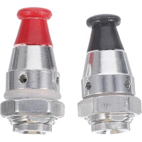 2pcs Pressure Cooker Safety Valve Ressure Cooker Valve Jigger Valve Universal Steam Safety Valve Pressure Cooker Pressure Limiting Valve Aluminum Alloy Small Tools Rice Cooker