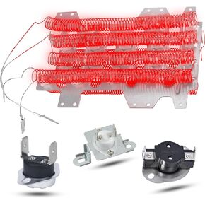 AZ4U Dryer Heating Element Replaces For Samsung DV45K6500EV/A3 DV45K6500EW/A3 DV45K6200EZ/A3 DV52J8700EP/A2 DV48J7700EW/A2 DV45H6300EW/A3 DVE45M5500P/A3 DVE45M5500W/A3 DVE60M9900V/A3 DV50K7500EW/A3