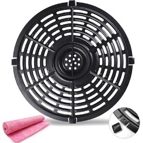 Air Fryer Replacement Crisper Plate for 3.7QT PowerXL Gowise Air Fryers, Upgraded Air Fryer Grill Pan, Air fryer Accessories Grill Plate Tray, Nonstick, Dishwasher Safe