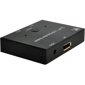 cablecc Two Modes Bi-Direction 2x1 Switch Splitter Selector Hub DP DisplayPort 2.0 Support HDCP SST Extended 16K@60hz 4K@240hz Convertor