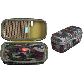 Anleo Hard Travel Case for JBL FLIP 5 / JBL FLIP 6 Waterproof Portable Bluetooth Speaker (Black)