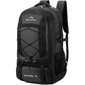 Hiking Backpack Waterproof Lightweight Durable 75L Large Capacity Travel Backpack Camping Backpack Great for hiking, camping, trips...
