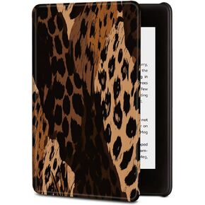 Case for Kindle Paperwhite 11th Generation 6.8", Durable PU Leather Cover with Auto Wake/Sleep Cover for Kindle Paperwhite 11th Generation and Signature Edition 2021 Released, Plant Specimen
