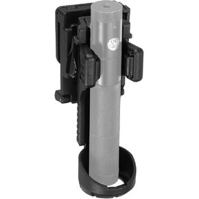 HARFINGTON Flashlight Holder Rotatable Torch Light Carry Case Fits 1"-1.25" Dia. Flashlight with Duty Belt Clip for Police Work Guard