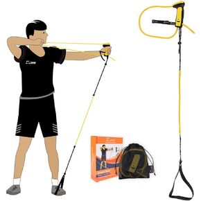 Archery Bow Trainer, Archery Draw Training Aid Strength Training, Anti-Break Latex Resistance Bands, Archery Exerciser Training Device for Recurve Bow Compound Shooting Kids Adults Beginner Experts