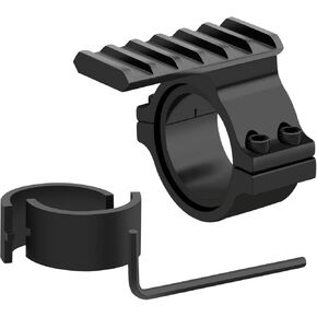 Beileshi 1-Inch Tactical Light Barrel Scope Mount Picatinny Scope Ring Adaptor with Picatinny Weaver Universal Rail
