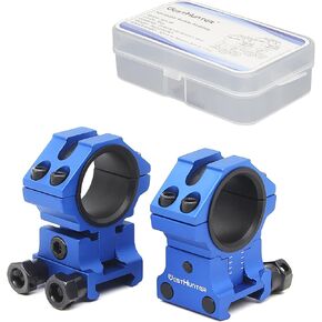 WestHunter Optics Precision Picatinny Scope Rings, 1 Inch 30 mm Adjustable Height Scope Mount | 6 Colors