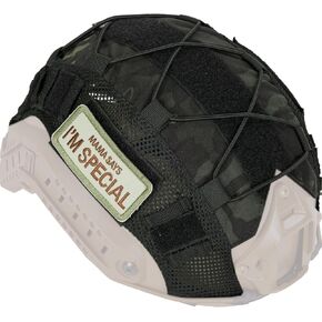 OneTigris Helmet Cover, Tactical Cloth Cover for Fast Helmet in Size L or M/L, XL or L/XL, Bump Helmet in Size XL or L/XL - ZKB12 No Helmet