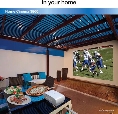 Epson Home Cinema 3800 4K PRO-UHD 3-Chip Projector with HDR Home Theater (Renewed) in Saudi Arabia