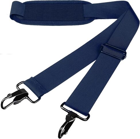 Askuko Shoulder Strap 56 Inch, Universal Adjustable Shoulder Belt Replacement Laptop Bag Shoulder Strap with Metal Hooks for Briefcase, Laptop Messenger Crossbody Bag, Luggage Duffel Camera, Black in Saudi Arabia