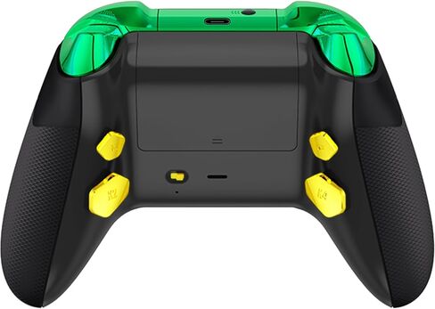 وحدة تحكم النخبة اللاسلكية HEXGAMING ADVANCE لأجهزة Xbox Series X & S، وXbox One، وWindows 7/8/10-4، مجاذيف خلفية قابلة لإعادة التعيين - مشغلات الشعر - أعواد الإبهام القابلة للتبديل - ملصق على الأعشاب الخضراء in Kuwait