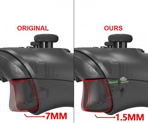 وحدة تحكم النخبة اللاسلكية HEXGAMING ADVANCE لأجهزة Xbox Series X & S، وXbox One، وWindows 7/8/10-4، مجاذيف خلفية قابلة لإعادة التعيين - مشغلات الشعر - أعواد الإبهام القابلة للتبديل - ملصق على الأعشاب الخضراء in Kuwait