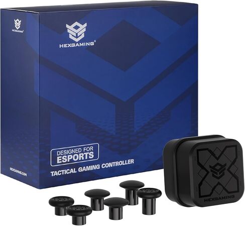 وحدة تحكم النخبة اللاسلكية HEXGAMING ADVANCE لأجهزة Xbox Series X & S، وXbox One، وWindows 7/8/10-4، مجاذيف خلفية قابلة لإعادة التعيين - مشغلات الشعر - أعواد الإبهام القابلة للتبديل - ملصق على الأعشاب الخضراء in Kuwait