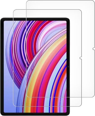 (عبوة من قطعتين) مصممة لواقي الشاشة Xiaomi Redmi Pad Pro مقاس 12.1 بوصة من الزجاج المقوى، مضاد للخدش، خالٍ من الفقاعات in Kuwait
