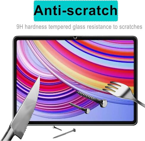 (عبوة من قطعتين) مصممة لواقي الشاشة Xiaomi Redmi Pad Pro مقاس 12.1 بوصة من الزجاج المقوى، مضاد للخدش، خالٍ من الفقاعات in Kuwait