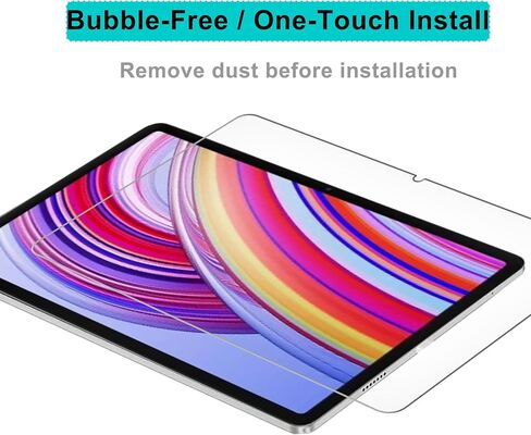 (عبوة من قطعتين) مصممة لواقي الشاشة Xiaomi Redmi Pad Pro مقاس 12.1 بوصة من الزجاج المقوى، مضاد للخدش، خالٍ من الفقاعات in Kuwait