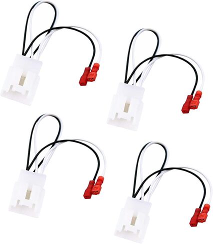 72-5602 Car Replacement Door Speaker Wiring Harness Plug Connector for 2011-2021 Ford F-150 Fusion Escape Focus Bronco Mustang Mondeo MK4 Mazda 2 3 6 CX5 Cable Plug Speakers Harness (Pack of 4) in Saudi Arabia