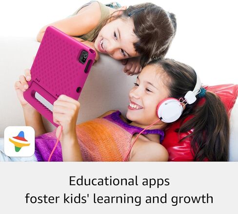 ApoloSign Tablet for Kids, Android 13 Kids Tablet with Case Included, Bright 10.1-Inch HD Screen, Pre-Installed Educational Apps, Parental Controls, 32 GB, Ideal Gifts for Children in Saudi Arabia