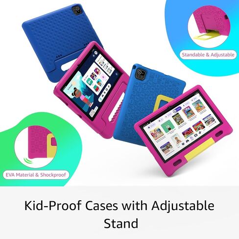ApoloSign Tablet for Kids, Android 13 Kids Tablet with Case Included, Bright 10.1-Inch HD Screen, Pre-Installed Educational Apps, Parental Controls, 32 GB, Ideal Gifts for Children in Saudi Arabia