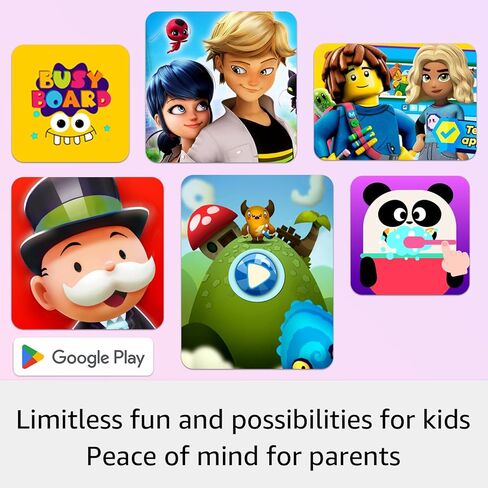 ApoloSign Tablet for Kids, Android 13 Kids Tablet with Case Included, Bright 10.1-Inch HD Screen, Pre-Installed Educational Apps, Parental Controls, 32 GB, Ideal Gifts for Children in Saudi Arabia