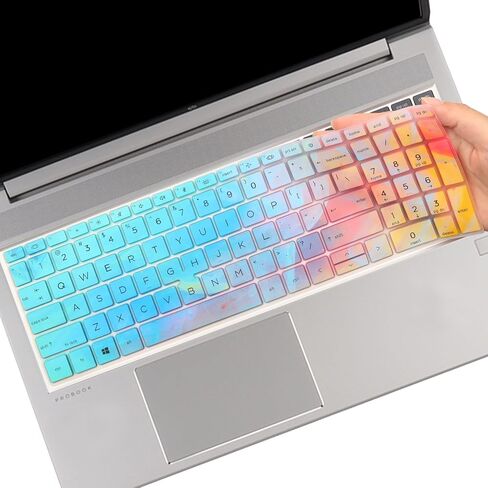Coloful Keyboard Cover for 15.6 HP EliteBook 850 G7 G8 /EliteBook 855 G7 G8 15.6 inch Business Laptop, HP EliteBook 850 855 G7 G8 Laptop Accessories US Layout (NOT FIT EliteBook 850 855 G9 G10) in Saudi Arabia