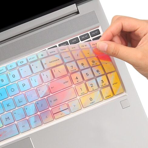 Coloful Keyboard Cover for 15.6 HP EliteBook 850 G7 G8 /EliteBook 855 G7 G8 15.6 inch Business Laptop, HP EliteBook 850 855 G7 G8 Laptop Accessories US Layout (NOT FIT EliteBook 850 855 G9 G10) in Saudi Arabia
