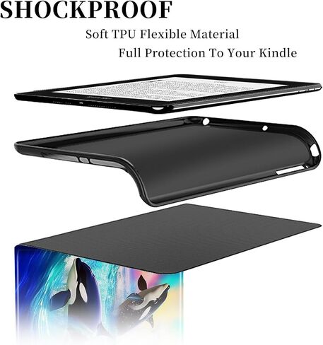 Case for Kindle Paperwhite 11th Generation 6.8", Durable PU Leather Cover with Auto Wake/Sleep Cover for Kindle Paperwhite 11th Generation and Signature Edition 2021 Released, Plant Specimen in Kuwait