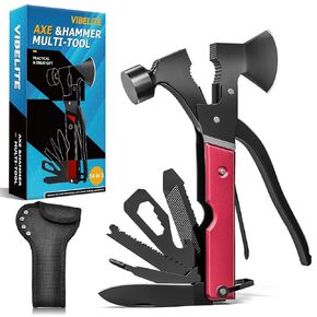 Christmas Stocking Stuffers for Men, Gifts for Men Dad Him, Birthday Gifts Idea for Men Him Husband Boyfriend, 12 in 1 Multitool Hammer for Camping Hunting Hiking