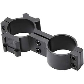 Higoo® 25.4mm Dual Rings Mount/1" Scope Mount/12 Gauge Mag. Tube for 1" Flashlight/Laser