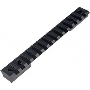 WARNE 7650M Howa/Vanguard SA Mountain Tech Tactical Rail, Tapered 6-48 Screws, 7075/T6 Aluminum, Matte Black