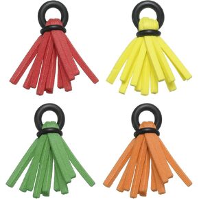 PATIKIL 1.14" Strike Indicators Fly Fishing, 4 Pcs Stream Floating Hook Positioning Fishing Bobber Strike Indicator Fly Fishing Indicator Floats Foam Strike Indicator, 4 Colors
