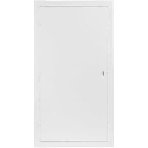 4 x 6 Inch White Rectangular ABS Plastic Plumbing Access Panel - Indoor Wall Access Door for HVAC, Wall, Ceiling, and Drywall with Door - Opening Box Door Cover - Easy to Install