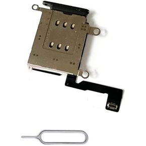 OEM Dual Sim Card Tray Replacement for iPhone 12 Pro max Holder Slot Module Flex + Sim Reader (Sim Holder(no sim Tray))