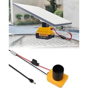 كابل طاقة Starlink Mini DC لبطارية Dewalt - قاعدة محول متوافقة مع بطاريات Dewalt - مع 6 صمامات وقاعدة قطب مستديرة - محول طاقة Starlink Mini in Kuwait