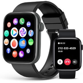 EarlySincere 2024 Smart Watch for Men Women with Bluetooth Call,1.9'' HD Full Touch Screen Fitness Watch, Smartwatch with IP67 Waterproof with Sleep Monitor for Android and iOS