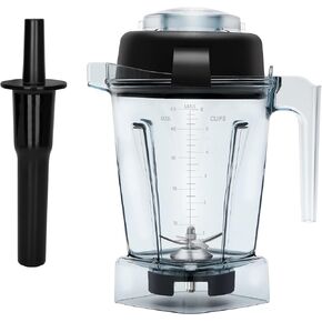 For vitamix Blender 48 oz Pitcher Tamper Replace 5200 E310 Pro200 6300 VM0101 vitamix Blender Container & Tamper,vitamix Blender Cup,Classic Explorian Professional Series vitamix 48 oz Jar,3 YR GNTEE