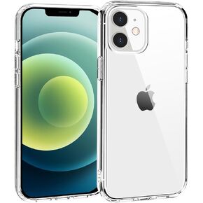 TENOC Phone Case Compatible with iPhone 12 Mini, Clear Case Shockproof Protective Bumper Slim Cover for 5.4 Inch