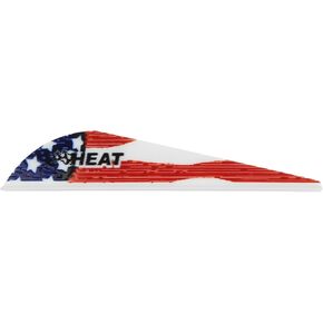 Bohning Heat Vanes American Flag 36 pk. Red