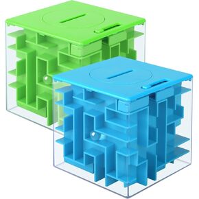 3 Pack Money Maze Puzzle Gift Boxes, A Fun Unique Way to Give Gifts for People You Love, Great for Kids and Adults