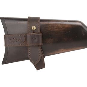 WAYNE'S DOG No Drill Gun Stock Harness, Leather Rifle Sling Harness, No Swivel Stud Need