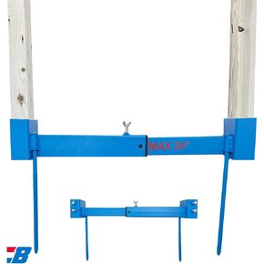 Bash Target Supply Commercial Grade, Never Tip, Steel Shooting Target Stand for Hanging AR500 Steel Silhouette or Round, Paper Targets for Any Caliber Handgun, Rifle or Shotgun